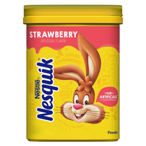 Nesquik strawberry powder - nesquik,