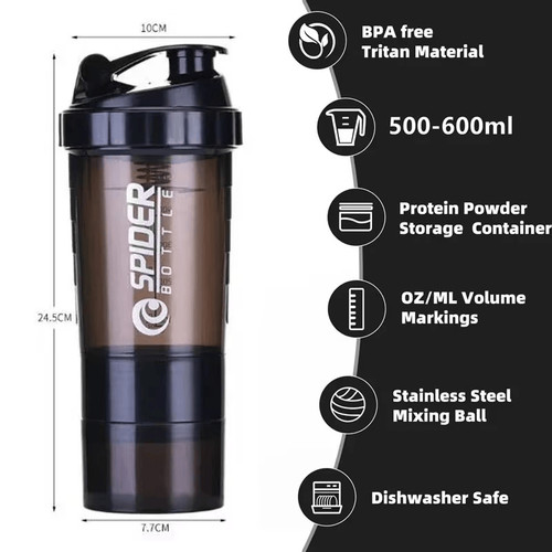 500ml portable protein - 500ml, shaker