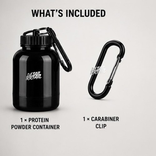 Protein powder storage - storage, jar